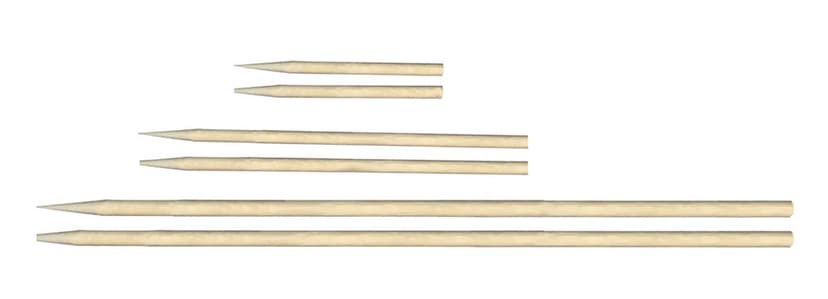 Levgo Smartpicks™ Wooden Inoculation Pick, Standard, Semi Point, 2.5" Single Tip, 20CS