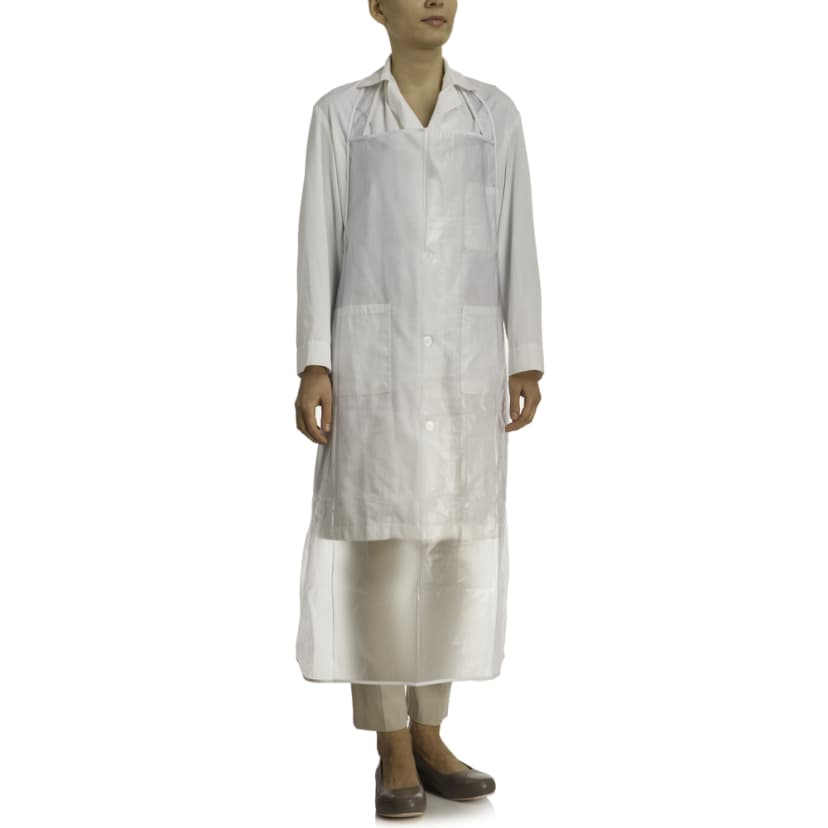 VIKEM,VINYL APRON,42***X36***TRANSCLUCENT