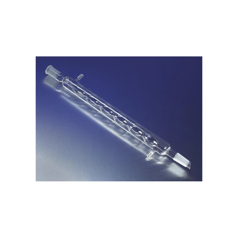 PYREX 8 Bulb Allihn Condensers, Drip Tip, with 24/40 Standard Taper Outer and Inner Joints