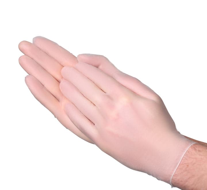 4.3mil Stretch Vinyl Exam PF Cream 10/100 XL