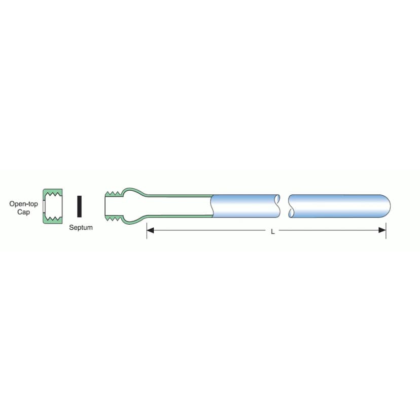 3MM THIN WALL SCREW-CAP NMR SAMPLE TUBE 7"LG