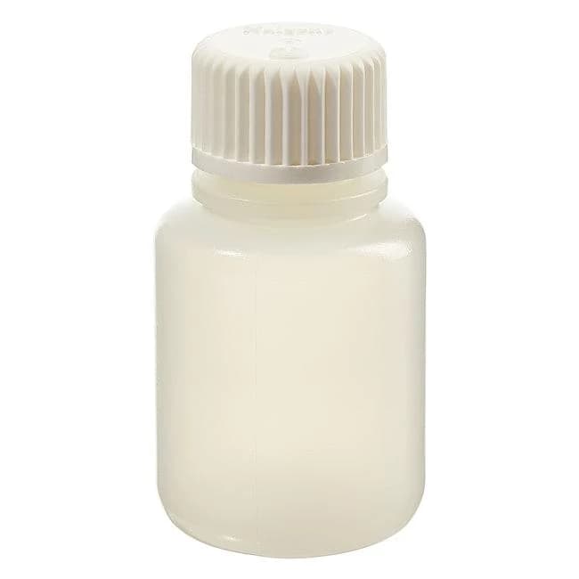 Bottle, Narrow-Mouth, HDPE w/white PP Closure - Shrink Wrap Module, STERILE 30 mL (20-415)
