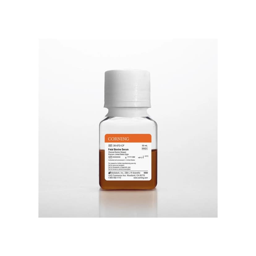 Fetal Bovine Serum, Premium, USA, Charcoal Stripped 50mL