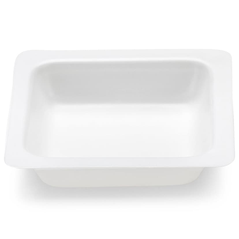 Weight Boat, Square with Square Bottom, Antistatic, PS, White, 10mL