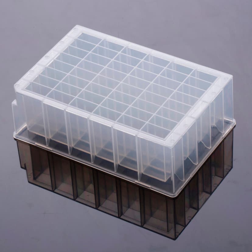 2.2 ml 96-Well Deep Well Plate, V-Bottom, Square well, non-sterile, 5/pk,