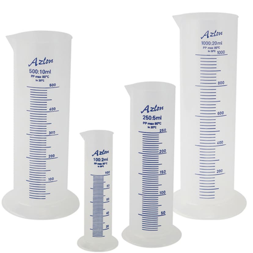 Cylinder Squat Graduated, PP 250mL, 1/CS