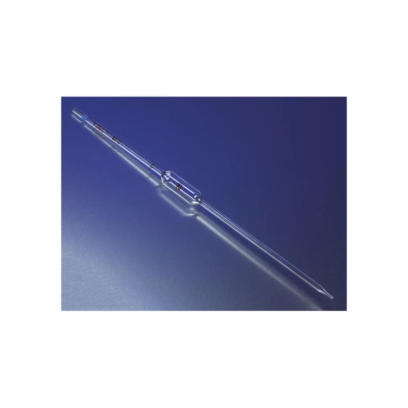 PYREX 100mL Volumetric Pipets, Serialized/Certified, Class A, Colored Markings