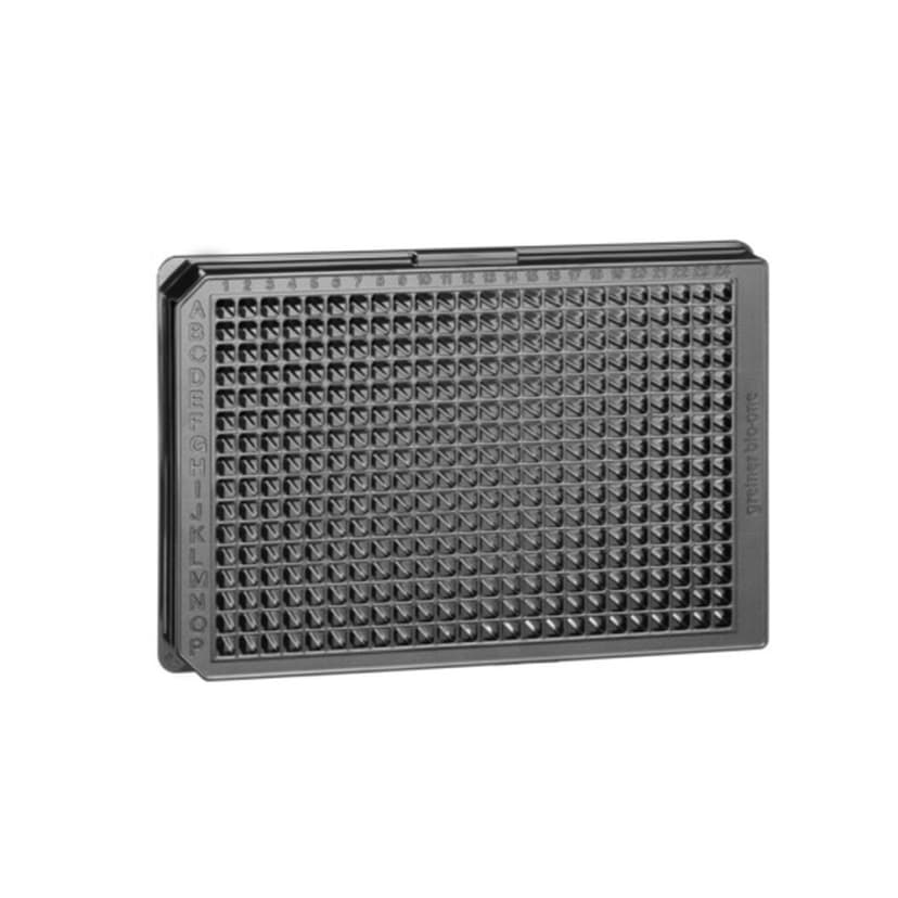µCLEAR-PLATE,BLACK,384WELL 127,8/86/15 M