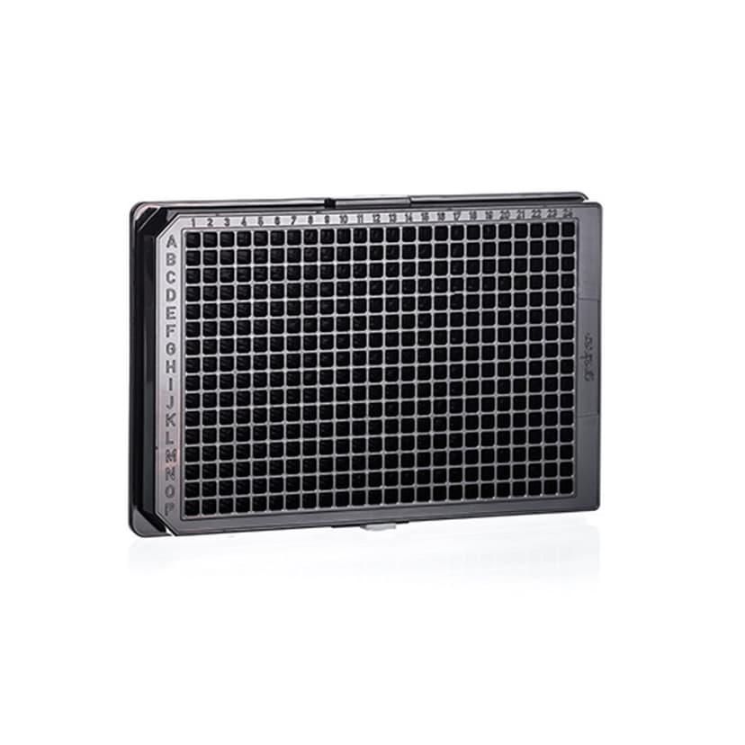 FIA-PLATE, BLACK, 384 WELL 127,8/86MM, N