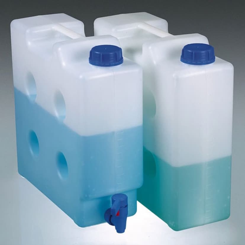 Jerrycan Compact w 0.75" Thread, PP 10L, 1/EA