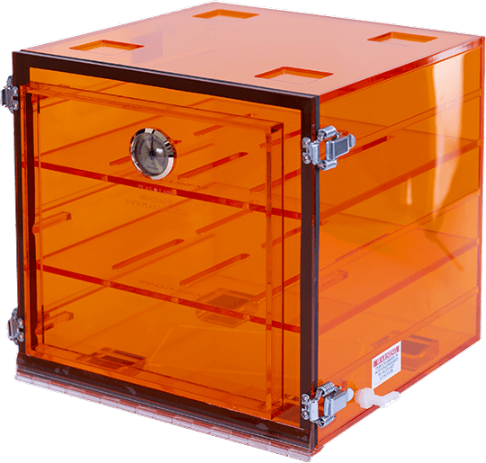 Amber Acrylic Desiccators, 12" x 12" x 1/4" Amber Perforated Shelf
