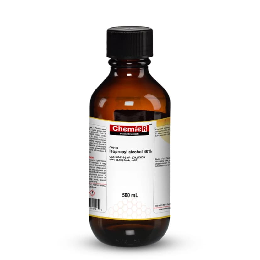 Isopropyl Alcohol 40% - ACS, 500mL