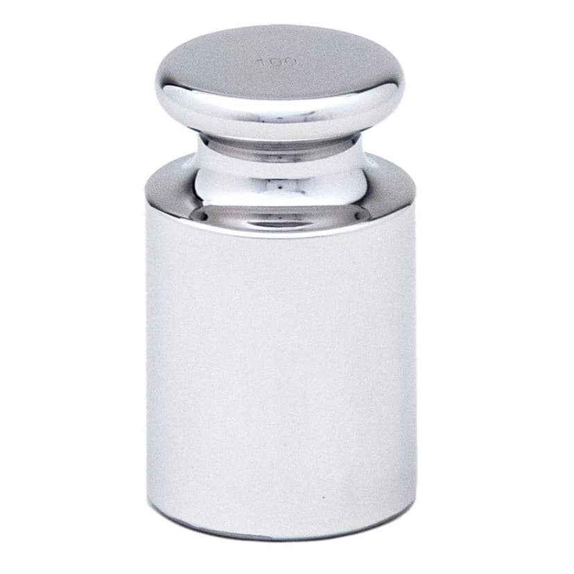 Calibration Weight , 100g, OIML Class E2, includes ISO 17025:2017 Cert. of Calibration