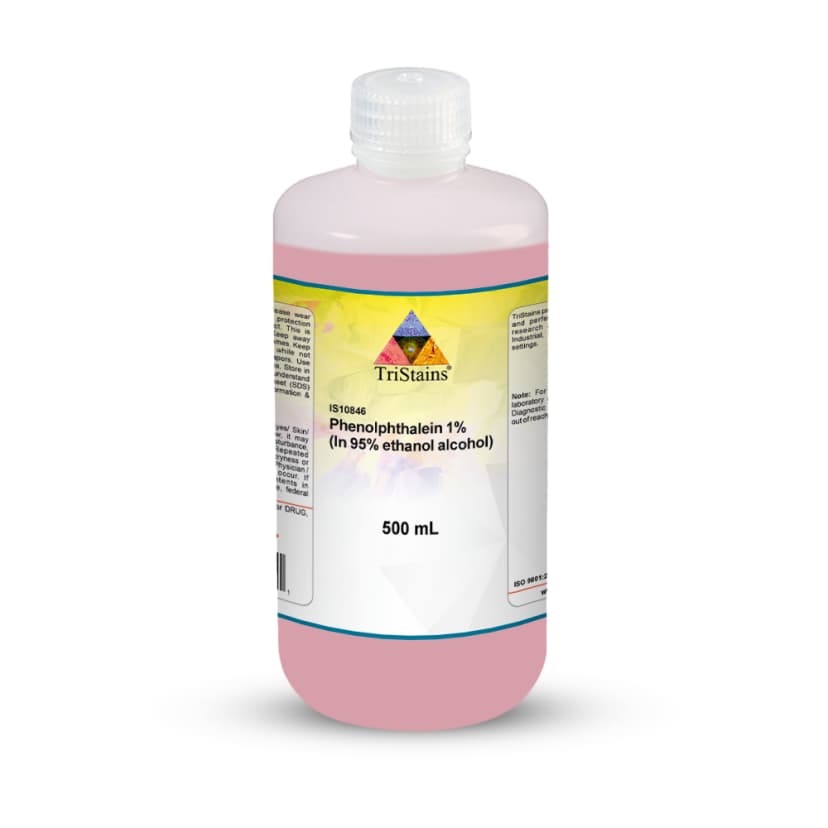 Phenolphthalein 1% in 95% Ethanol - 500mL