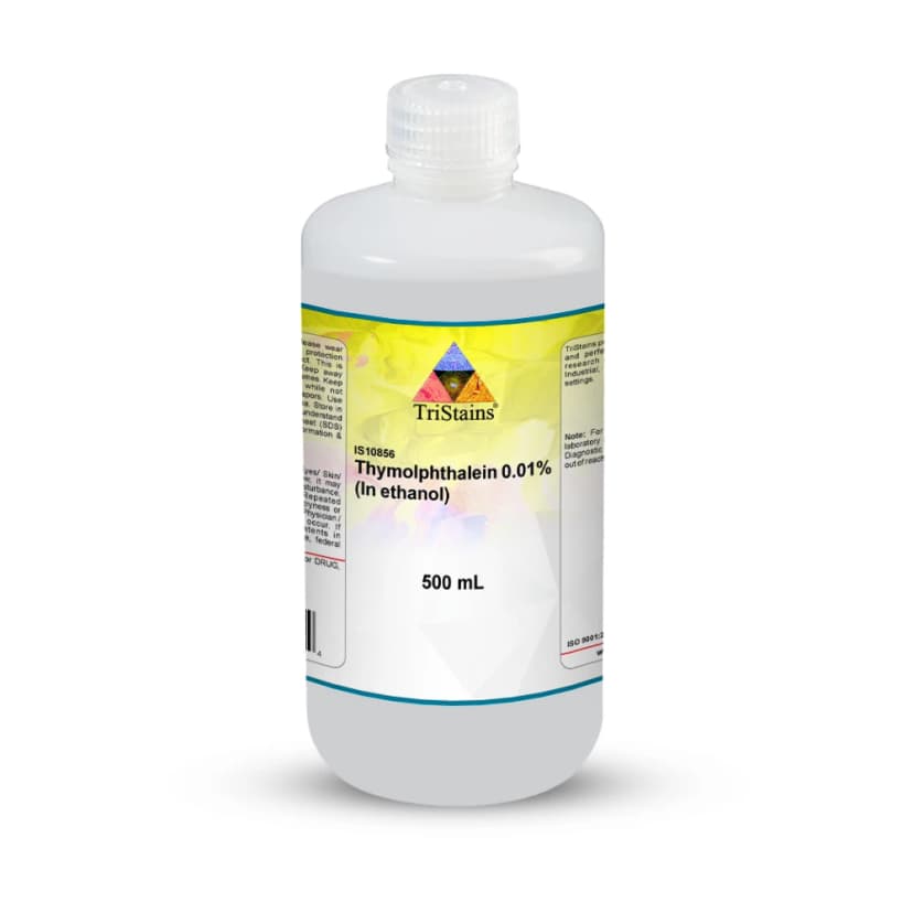 Thymolphthalein 0.1% In Ethanol - 500mL