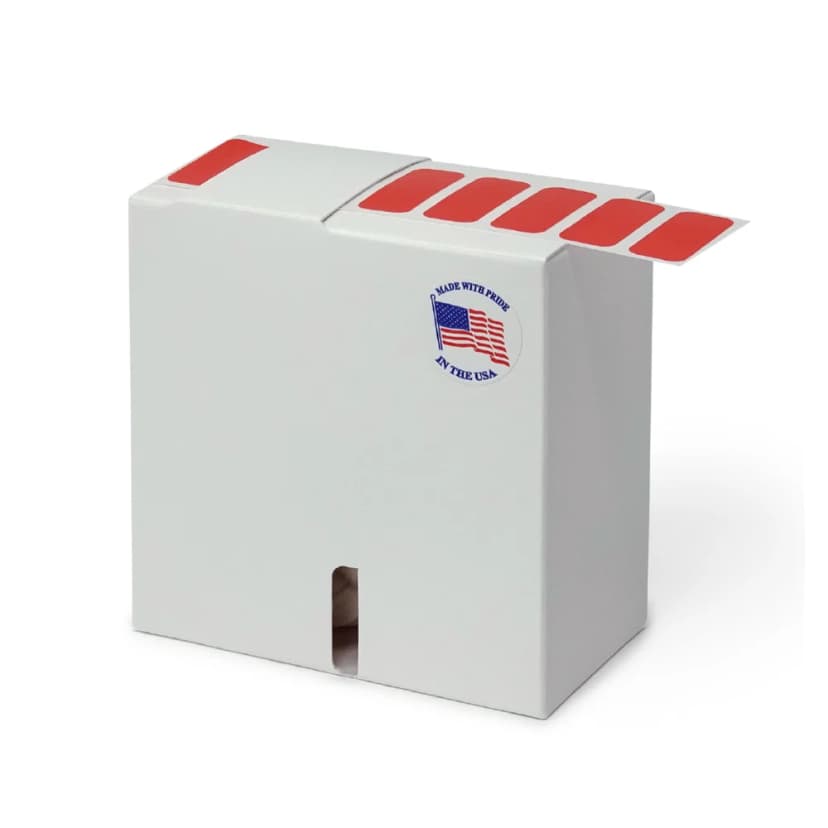 Label Rolls, Cryo, 38x19mm, for General Use, Red