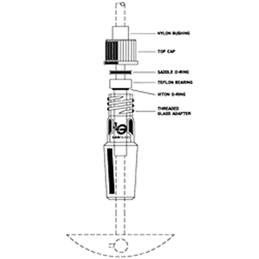 INNER BEARING,PTFE,W/VITON #013 ORING