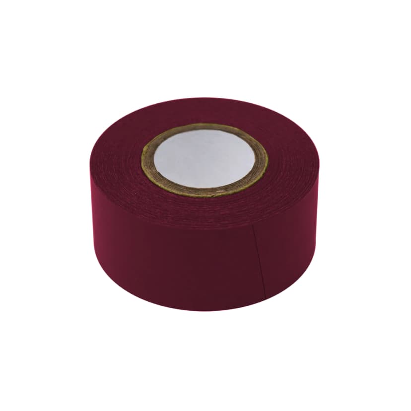 Labeling Tape, 1" x 500" per Roll, 3 Rolls/Box, Maroon