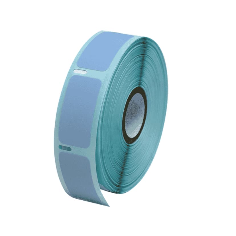 Label Roll, Cryo, Direct Thermal, 51x19mm, for Large Tubes, Racks and Boxes, Blue