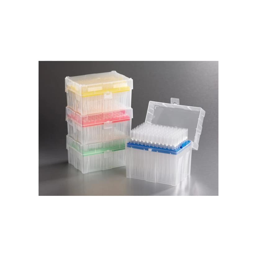 10µL Axygen MultiRack Extended Length Pipet Tip, Rack Pack, Clear, Non-Sterile, 960 Tips/Pack, 5 Packs/Case