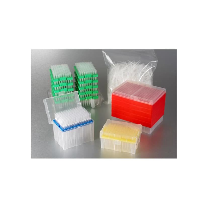 300µL Axygen MultiRack NX Pipet Tip, Rack Pack, Clear, Sterile, 960 Tips/Pack, 5 Packs/Case