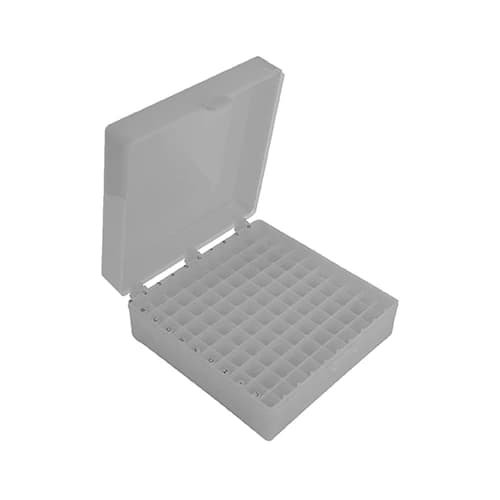 Storage Box,Storage Box hinged lid 100x1.5ml Orange, 5/PK