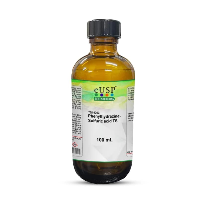 Phenylhydrazine-Sulfuric Acid TS - 100mL