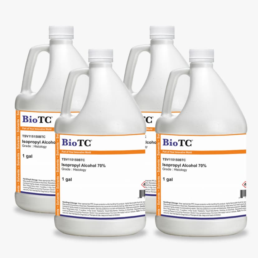 Isopropyl Alcohol 70% for Histology - 4X1gal