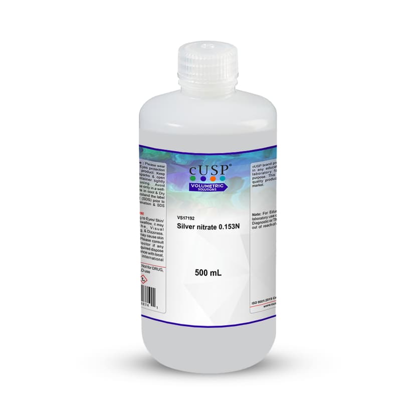 Silver Nitrate 0.153N - 500mL
