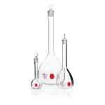 Volumetric Flask, Colorware, Class A,PINK SCALE,25ML