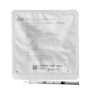 SYRINGE ALLERGY 1ML W/NDL 27X1/2 RB