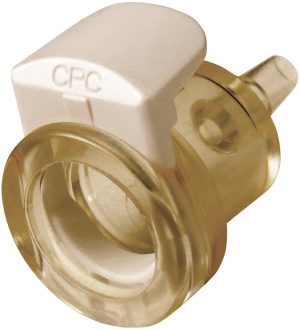 EZBio® MPS Connector, Female MPS to 1/8" HB, Non-Valved, PS, 50/PK