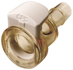 EZBio® MPS Connector, Female MPS to 1/4" HB, Non-Valved, PS, 5/PK