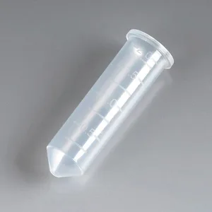 Microcentrifuge Tube, 2mL, PP, No Cap, Graduated, Natural, 500/Bag, 2 Bags/ Bag