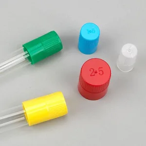 Diamond Culture Tube Cap for 18mm Glass Culture Tubes, PP, Clear, 100/Bag