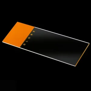 Microscope Slides, Glass, 25 x 75mm, 90° Ground Edges, Orange Frosted, 72/Box, 2 Boxes/Case (1 Gross)