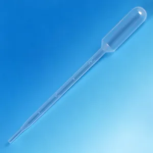 Transfer Pipet, 5.0mL, Large Bulb, Graduated to 1mL, 145mm, STERILE, Individually Wrapped, Cellophane Pack, 100/Pack, 4 Packs/Unit
