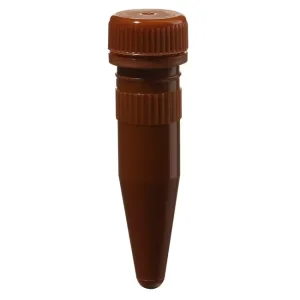 1.5ml Conical MC Tube with Screw Cap & O-Ring, Attached, Amber