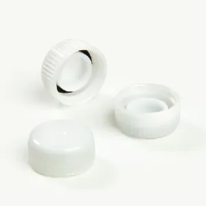 Screw Cap with O-ring, white CapNoTube,Non-Ster500xPK,5KxCS