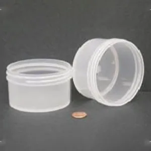 Jar, Wide Mouth, 180mL (6oz), PP, 89mm Opening, 3 3/16 x 1 7/8"   (Screw Cap Packaged Separately)