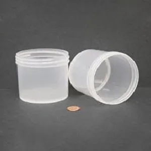 Jar, Wide Mouth, 360mL (12oz), PP, 89mm Opening, 3 3/16 x 3"   (Screw Cap Packaged Separately)