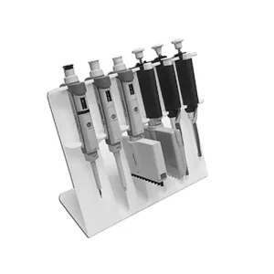 Rack for 6 pipettes, acrylic